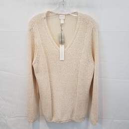 Chico's Sequin Shine Samantha Pullover Fashion Sweater Women's Size 3 NWT