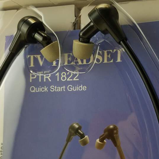 Lot of 2 Pegasus TV Headset PTR1822 image number 1