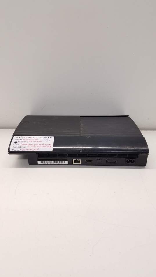 Sony Playstation 3 super slim CECH-4201A console - matte black >>FOR PARTS OR REPAIR<< image number 3