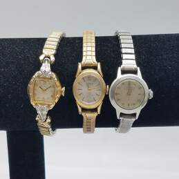 Bulova, Elgin, Plus Mixed Brand Models Vintage Ladies Bundle of Seven Various Watch Collection alternative image