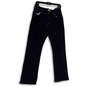Womens Blue Denim Dark Wash Pockets Stretch Straight Leg Jeans Size 30 image number 1