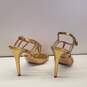 Diane Von Furstenberg T Strap Heels Gold 10 image number 4