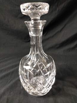 Lead Crystal Lidded Sherry Liquor Decanter With Stopper
