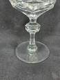 10pc Set of Bavarian Cut Crystal Wine Glasses image number 3