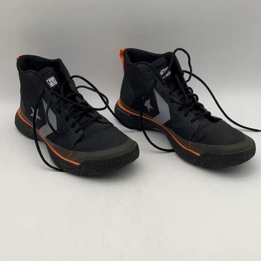 Mens All Star Pro BB Black Orange High Top Lace Up Basketball Shoes Size 14 image number 2