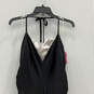 NWT Womens Black Halter Neck Sleeveless Padded Back Zip A-Line Dress Sz 12 image number 3