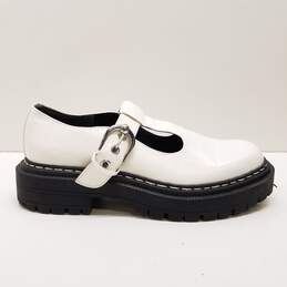 Sam Edelman Circus NY Emelia White Mary Jane Chunky Shoes Women's Size 9 M