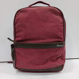 Renwick Mauve Canvas Laptop Backpack