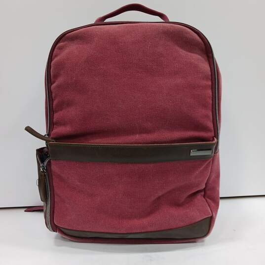 Renwick Mauve Canvas Laptop Backpack image number 1