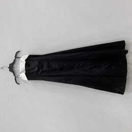 NWT Womens Black White Strapless Zip Bridesmaid Ball Gown Dress Size 9/10