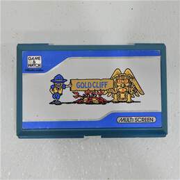 Vintage Nintendo Game & Watch Gold Cliff Multi Screen Handheld Video Game alternative image