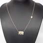 Dyadema Sterling Silver CZ Accent Elephant Necklace - 4.1g image number 2