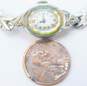 VNTG Elgin Bulova Benrus Diamond Accent Gold Plate Ladies Dress Watches 55.4g image number 3