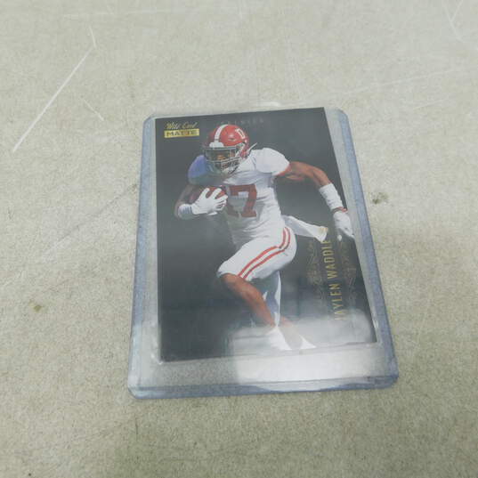 2021 Jaylen Waddle Wild Card Matte Rookie Miami Dolphins image number 3