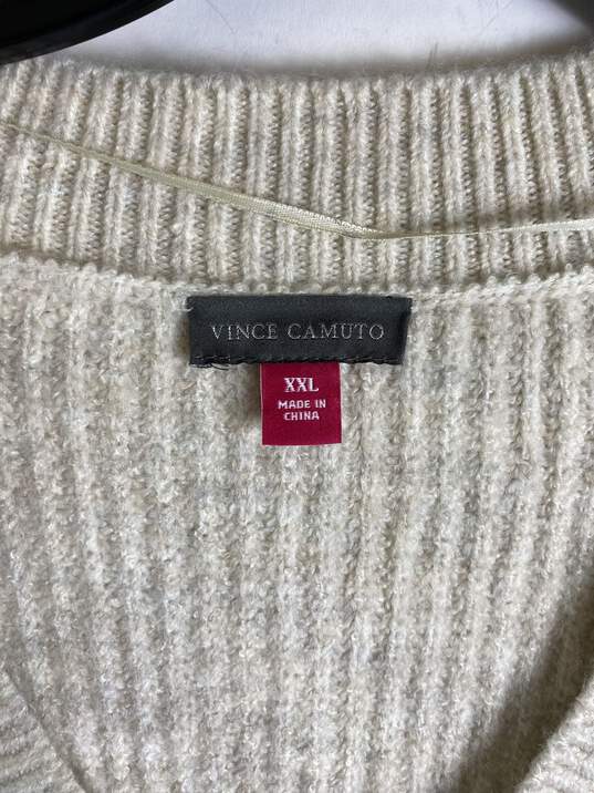 Vince Camuto Ivory Sweater Vest XXL NWT image number 4