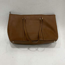 Womens Jet Set Travel Brown Leather Inner Pockets Studded Shoulder Bag alternative image