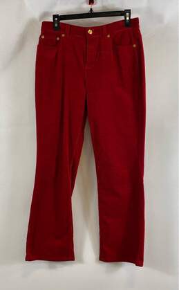 Lauren Women's Red Corduroy Pants- Sz 6P