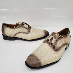 Giorgio Brutini Hendricks Oxford Faux Aligator Men's Dress Shoes US Size 11.5