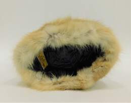 VNTG Unbranded Genuine Rabbit Fur Round Cossack Style Hat alternative image