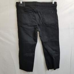 Men's Everlane black straight fit jeans capris **altered** 30 x 23 #2 alternative image