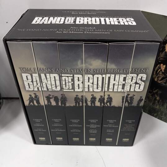 Bundle of "Band Of Brothers" And "John Wayne Collection II" VHS Tape Sets image number 3