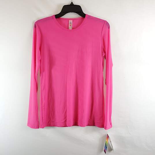 Prism Sport Women Pink Long Sleeve M NWT image number 1