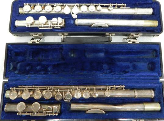 W. T. Armstrong Model 104Flutes w/ Cases (Set of 2) image number 1