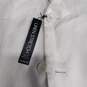 Alfani Bright White Linen Capsule Stretch Blazer Size M NWT image number 5