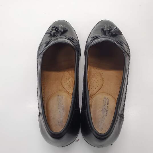 Santoni Men's Aspen Black Leather Loafers Size 9.5D image number 4
