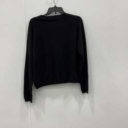 NWT Lord & Taylor Womens Black Long Sleeve Pullover Sweater Shirt Size XL alternative image