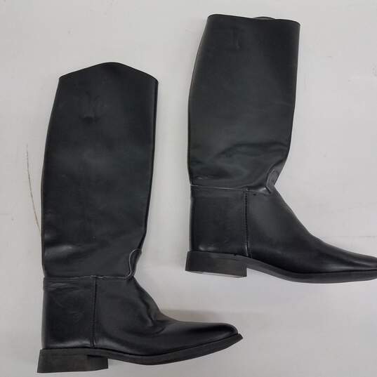 Tacco Black Riding Boots Size 7B image number 2