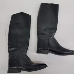 Tacco Black Riding Boots Size 7B alternative image