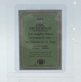 1984 HOF Eric Dickerson Topps Rookie Card Los Angeles Rams alternative image