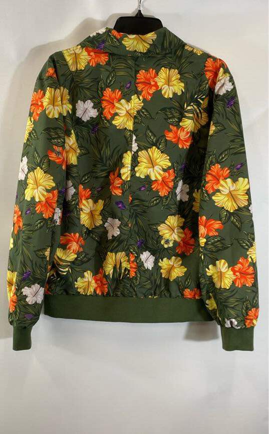 Diamond Supply Co. Green Floral Jacket - Size Medium image number 2