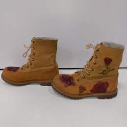 Timberland Painted Suede Boots Womens sz 8 alternative image