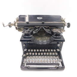 VTG/ATQ Royal Black Manual Typewriter 14in. Carriage For Parts & Repair