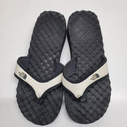 The North Face Women's Flip Flops Black & White Size US 7 image number 1