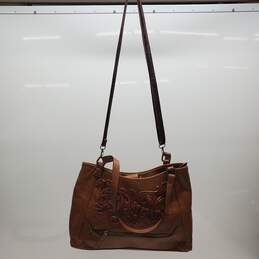 Born, Women’s Brown Leather Shoulder Handbag