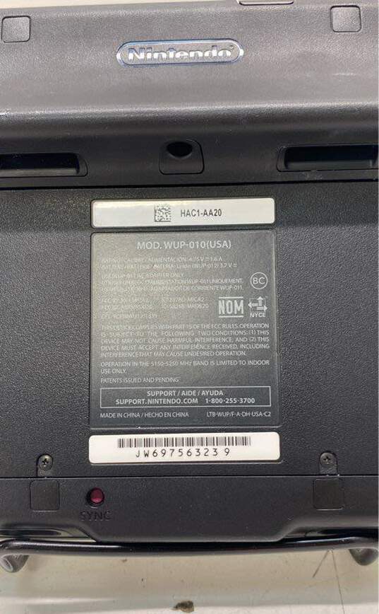 Nintendo Wii U Gamepad Only- Black image number 3