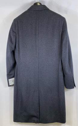NWT Lauren Ralph Lauren Mens Gray Long Sleeve Button Front Overcoat Size 38 alternative image
