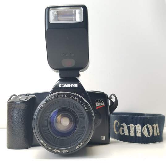 Canon EOS Rebel II 35mm SLR Camera with Lens & Flash image number 1