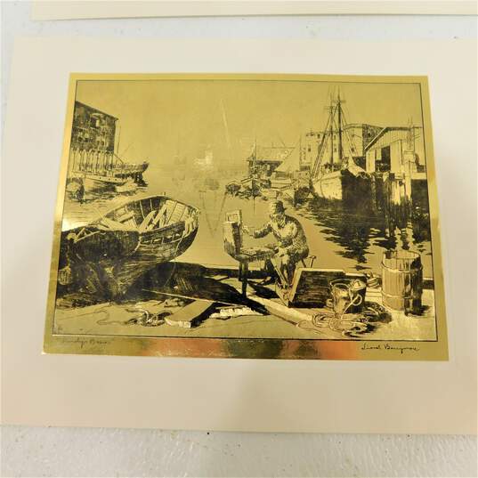 Collector's Portfolio of Gold-Etch Prints by Lionel Barrymore -Includes 4 Prints image number 3