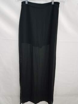 BCBGMAXARUA Women's Black Shorts W/ Duster SZ XS alternative image