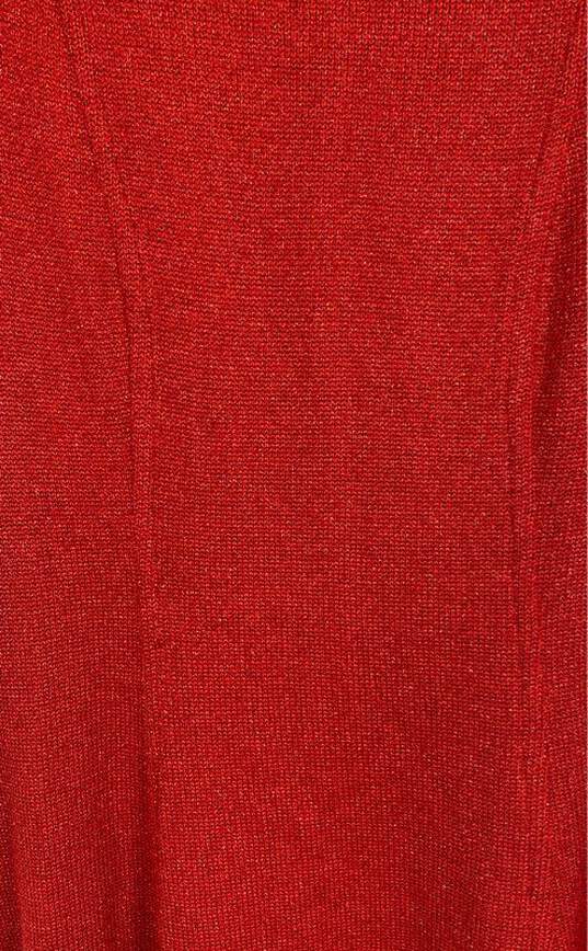 St. John Women's Red Glitter Dress- Sz 4 NWT image number 7