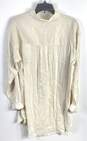 Be Loved Women Ivory Button Up Shirt L image number 2