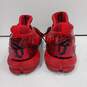 Men's Adidas D Lallard Bounce Red Sneakers Size 14 image number 4