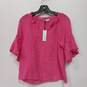 Michael Stars Women's Pink Savanna Flutter Sleeve Top Size XS NWT image number 1