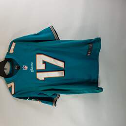 Nike NFL Men Teal Dolphins 17 Tannehill Jersey S