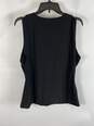 WHBM Black Sequin Sleeveless Blouse XL NWT image number 2