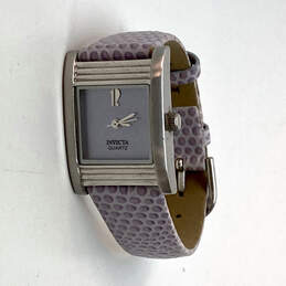 Designer Invicta Chameleon Silver Purple Stainless Steel Analog Wristwatch
